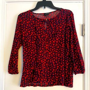 The Limited Sheer 3/4 sleeve top size Medium